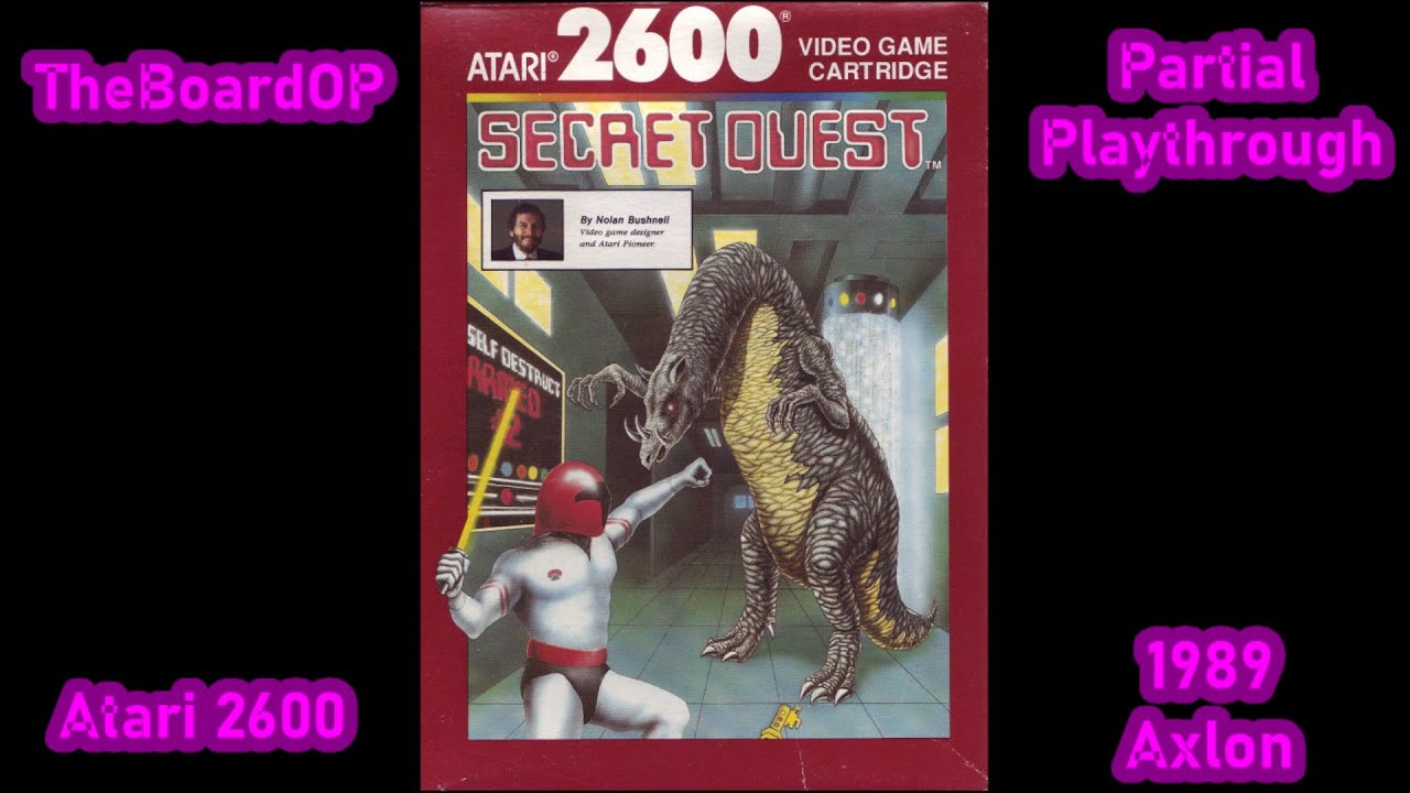 Secret Quest (Atari 2600) - TheBoardOP Casual Playthrough - First Play - Partial Playthrough