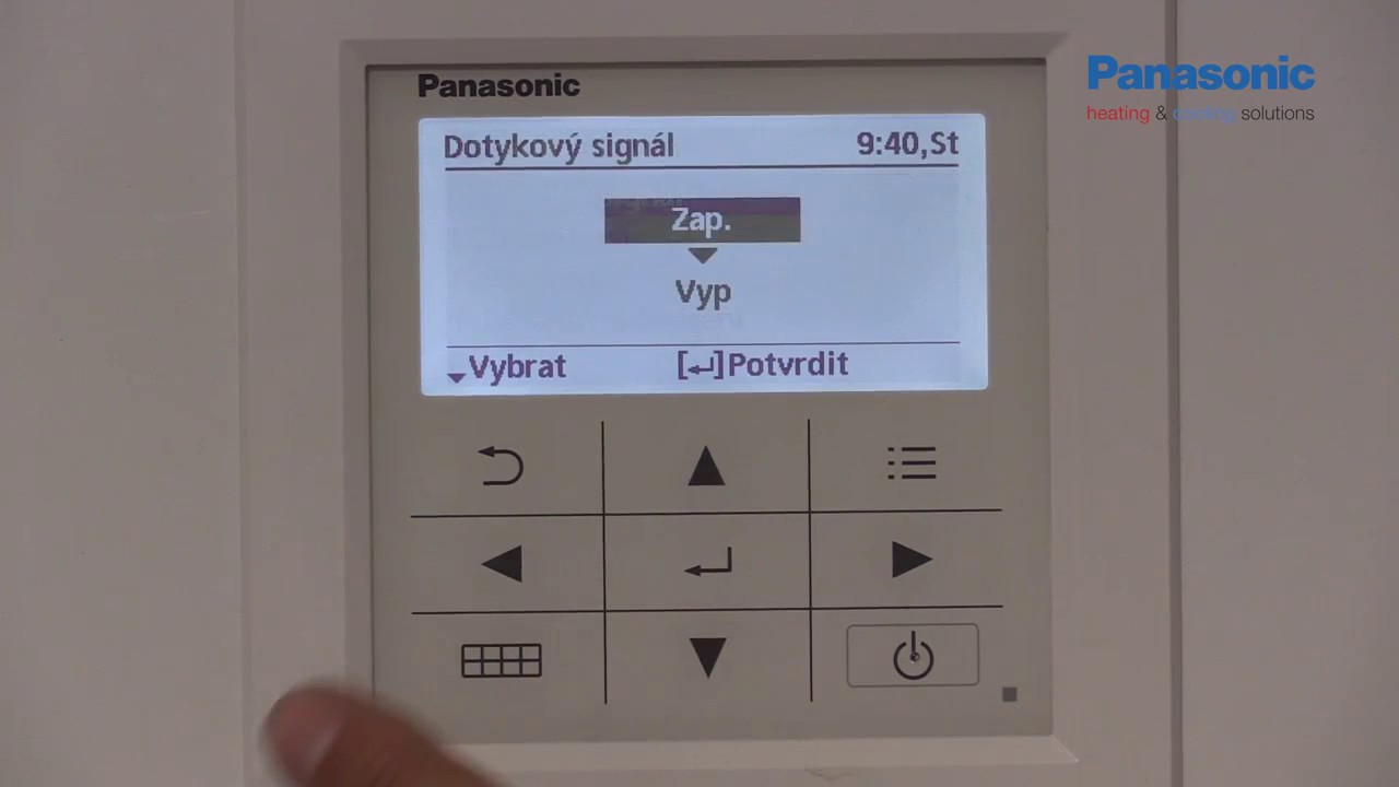 Panasonic Aquarea Generacia H   Nastavenie tepelného čerpadla