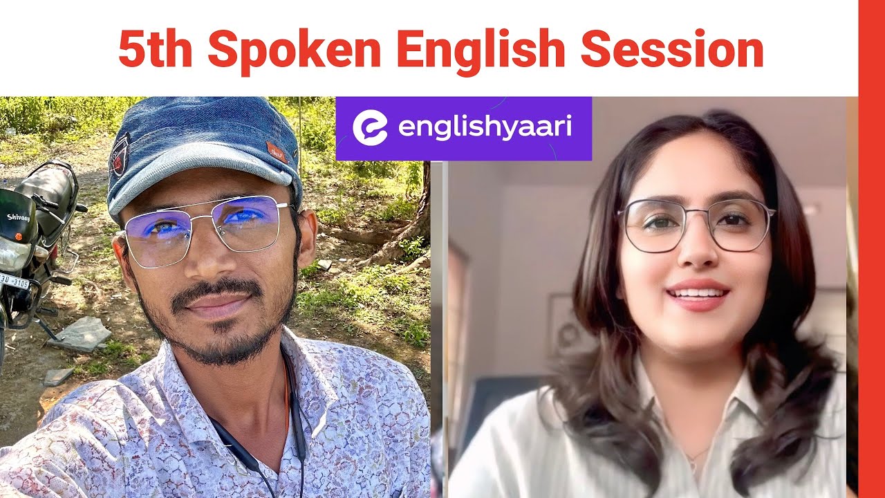 😍My 5th EnglishYaari Practice Session with Tutor Reshma Mam @EnglishYaari 