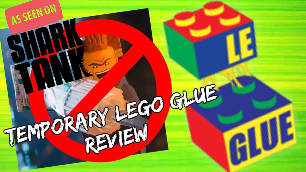 Обзор Le Glue: временный клей LEGO, как видно на аквариуме с акулами