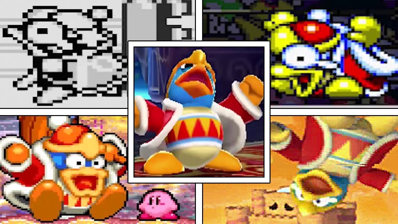 Evolution Of King Dedede Deaths in Kirby Games (1992-2018)