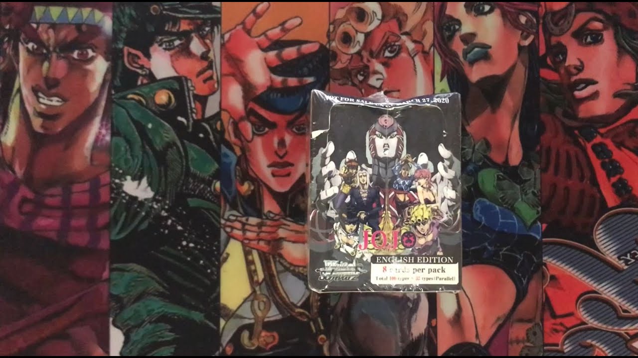 Weiss schwarz jojo golden wind box opening english
