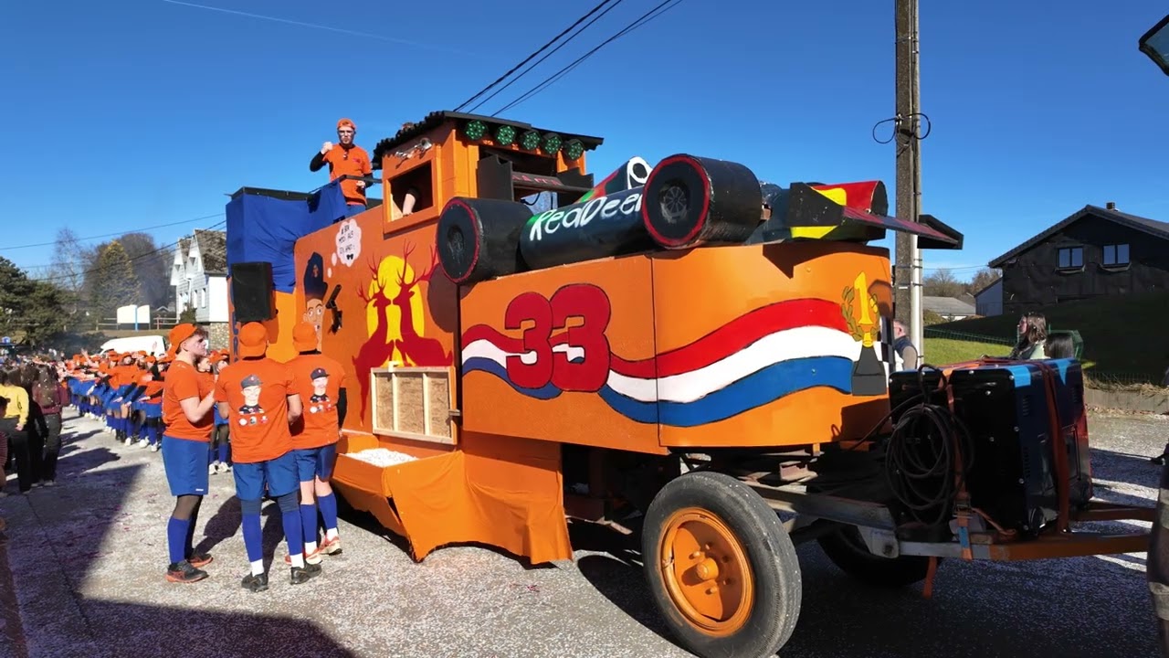 Carnaval de Faymonville, 3 Mars 2025 par une belle journée ensoleillée