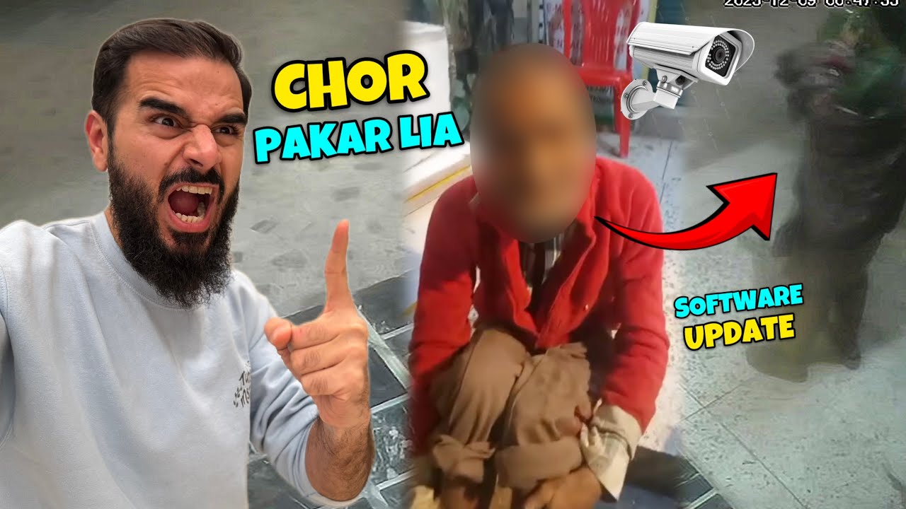 Aadhi raat ko chori hogai 😳 Ek din mein hi chor ko pakar lia 😎