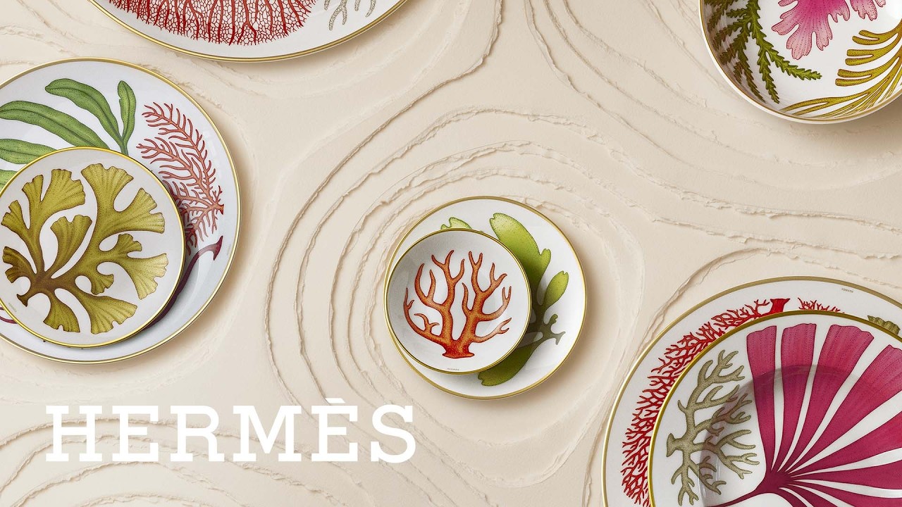 Herm&egrave;s Natures Marines tableware collection