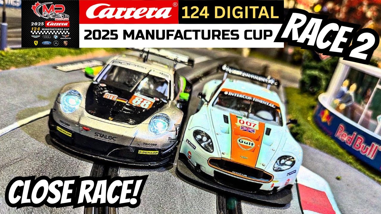 Carrera 124 Digital | Manufactures Challenge | RACE 2 The Closest Race So Far!