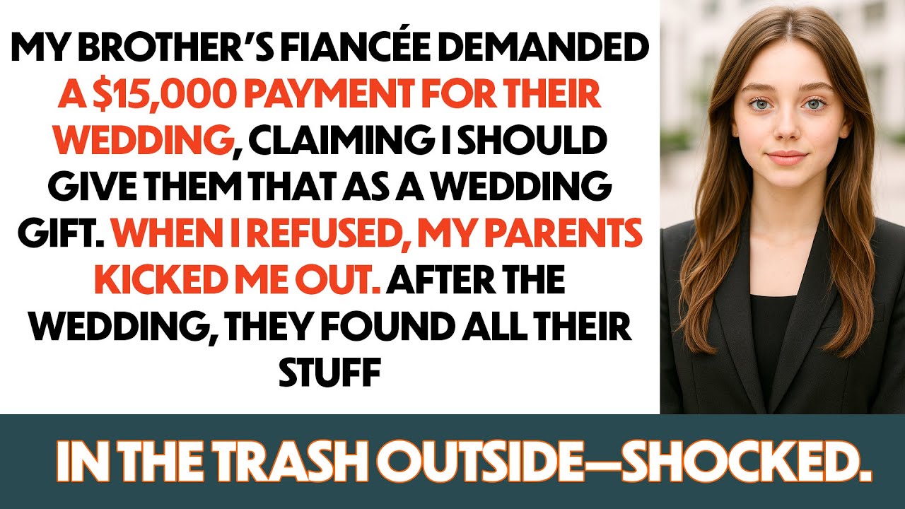 My Brother's Fiancée Demanded $15,000 For Their Wedding, As A Wedding Gift! But When I Refused!...