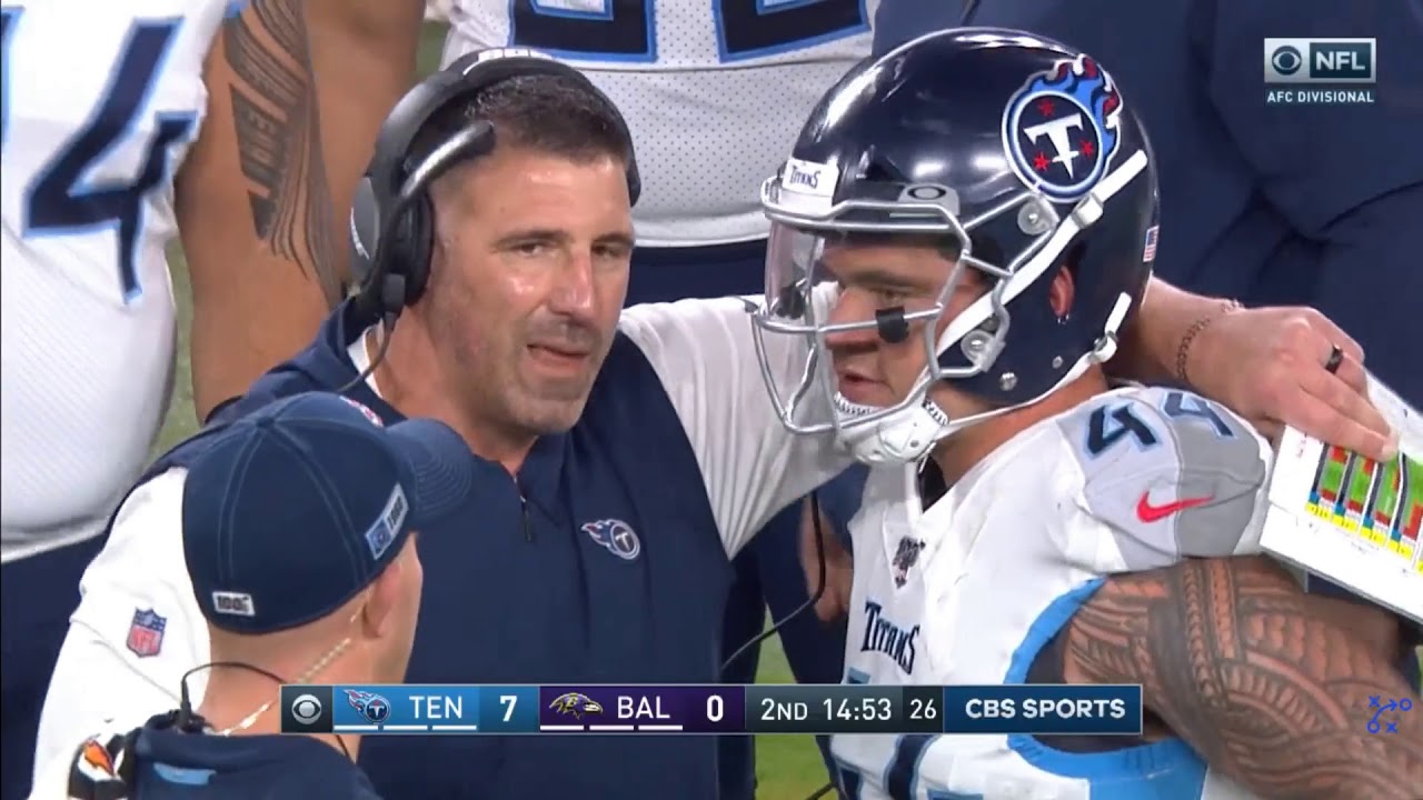 2nd TD drive w/ Mike Keith Titans vs Ravens Playoff Game 2020