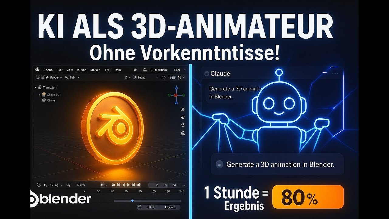 KI als 3D-Animateur: Blender ohne Vorkenntnisse mit Claude MCP steuern