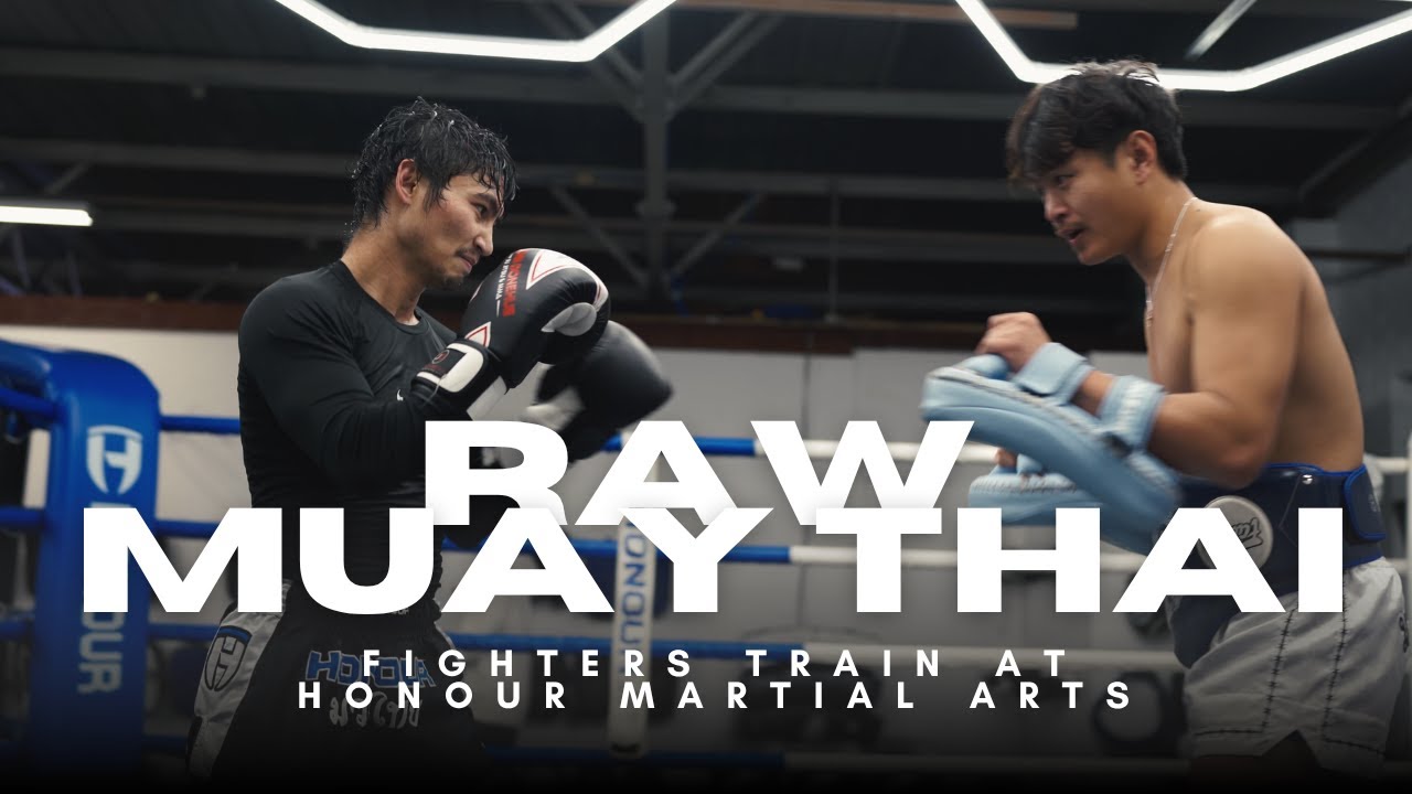 Raw Muay Thai Fighter Training at Honour Martial Arts - Melbourne