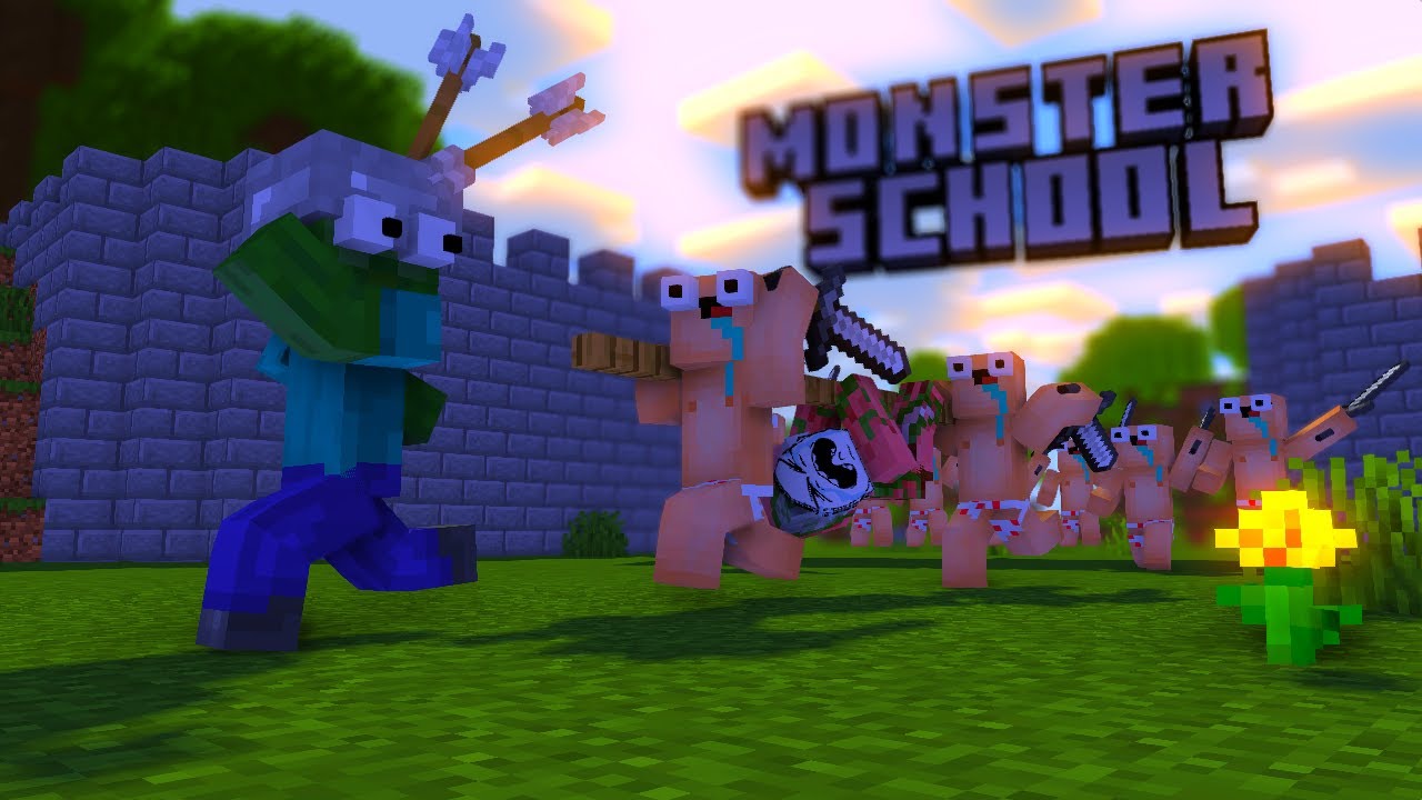 Minecraft School: Monster School VS Noob
