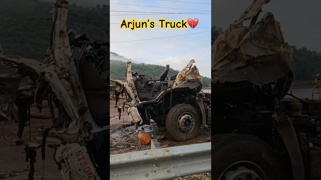 Arjun&rsquo;s Truck @ Shirur #arjun #landslide #truck #shirur