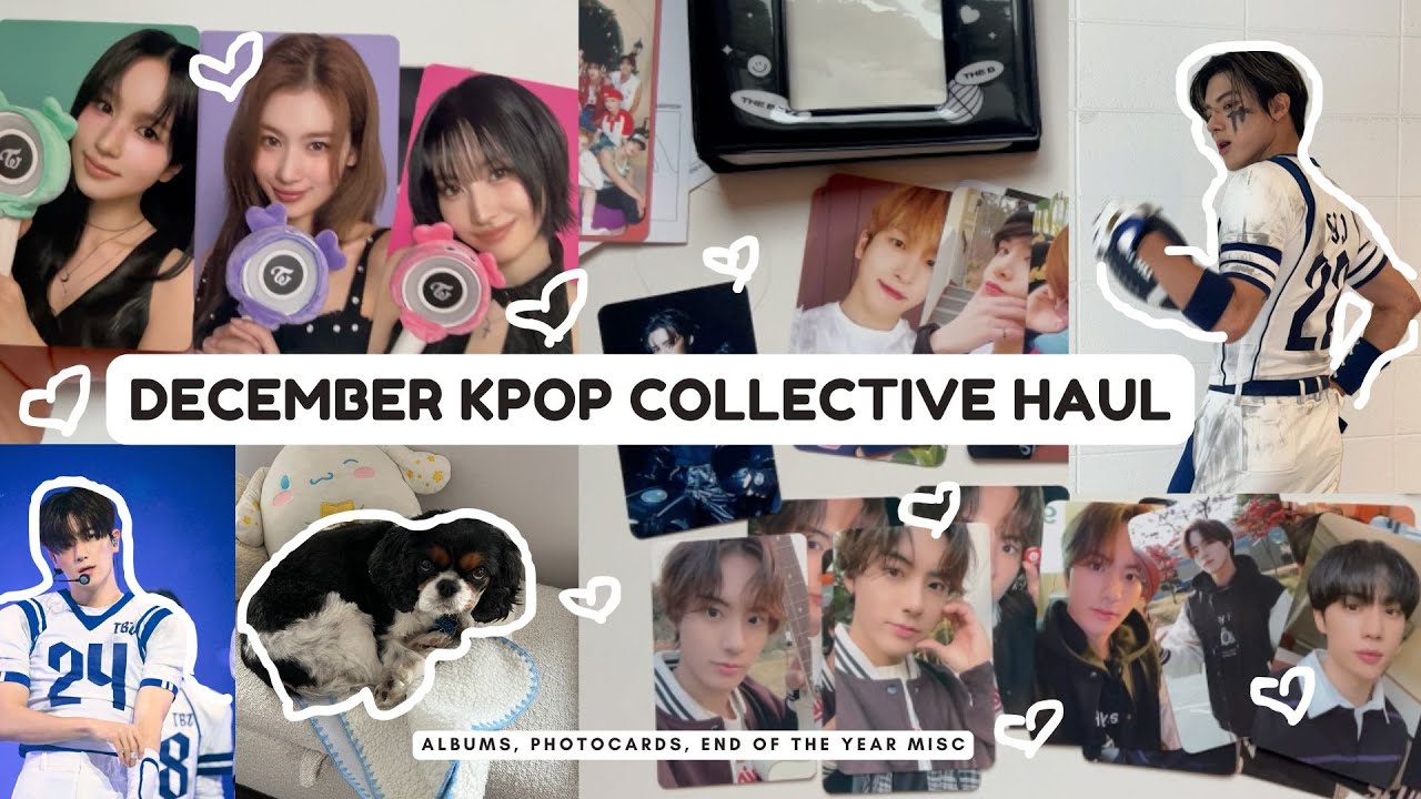 December Kpop Collective Haul- end of year finishing up, photocard trades/purchases, group orders~~
