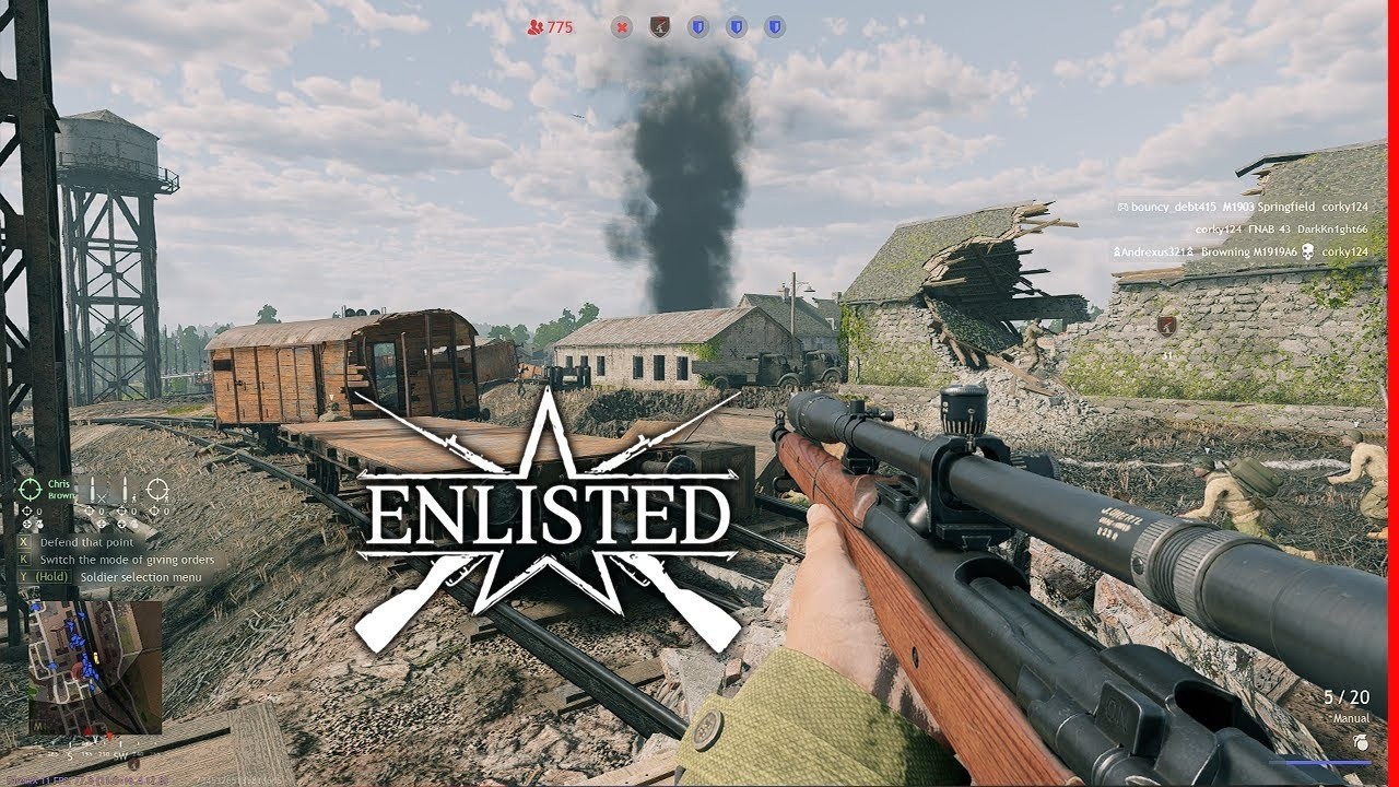 Enlisted Live stream