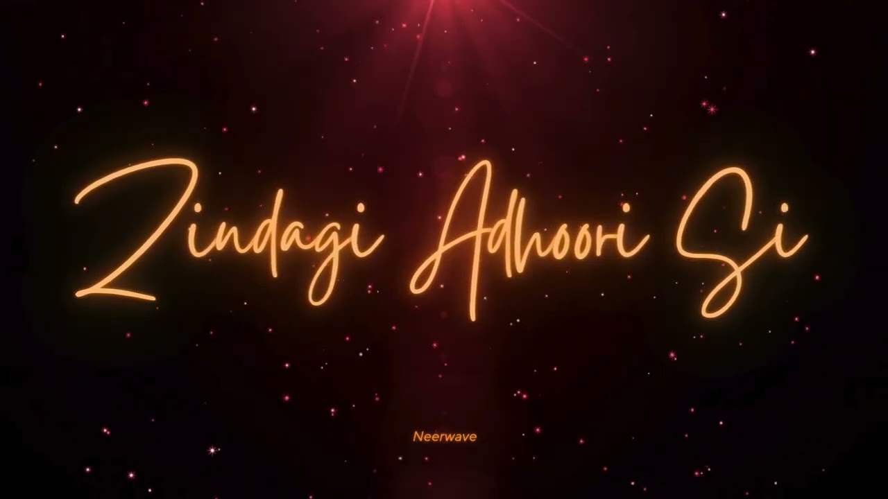 Zindagi Adhoori Si | Original Sufi Ghazal | Urdu Poetry Song 2026