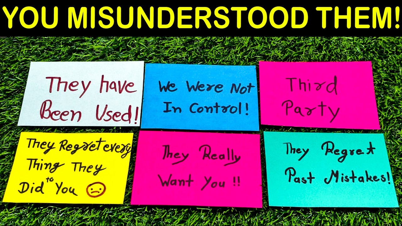 You misunderstood them, played mind games and manipulation but it completely backfired.