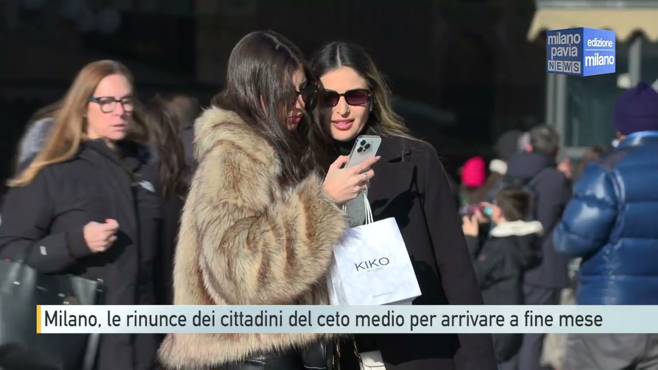Milano, le rinunce dei cittadini del ceto medio per gli stipendi invariati e l'inflazione alta