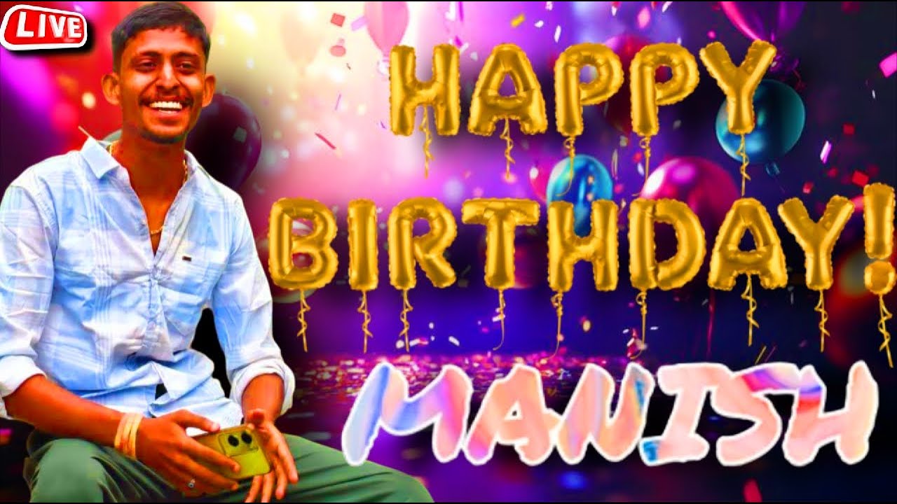 Happiest Birthday Manish God Bless You #happiestbirthday #manish #godblessyou