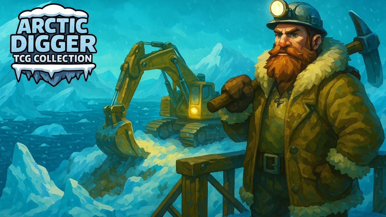 COLLECTING CARD BY DIGGING GAME / Arctic Digger TCG Collection Turkish Gameplay 2025