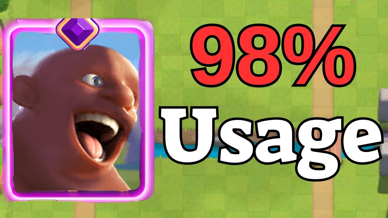 The MOST Used Clash Royale Card EVER...