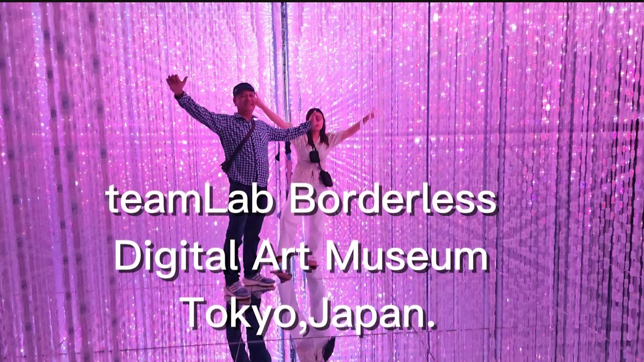 Ruthi kan bye bye ve leh ta..|| teamLab Borderless || Tokyo ||Japan || 12th June,2025.