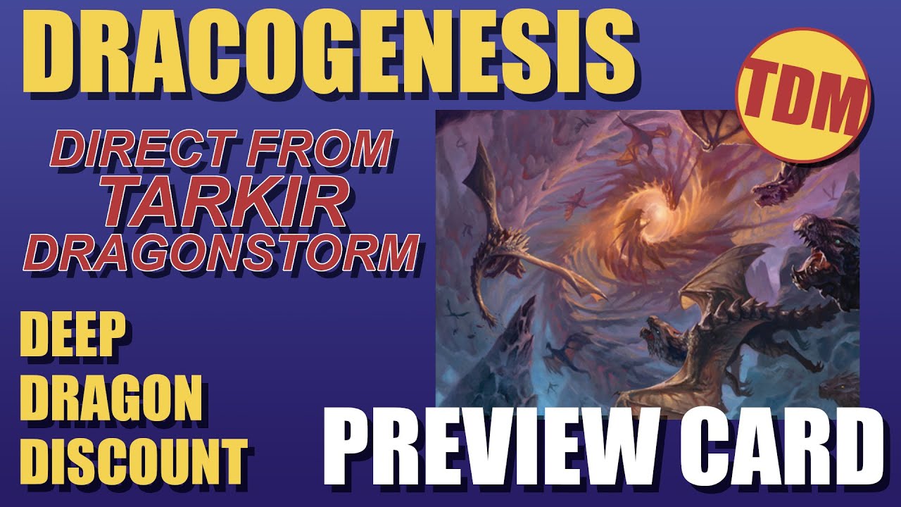 Official Tarkir: Dragonstorm Preview Card &ndash; Dracogenesis