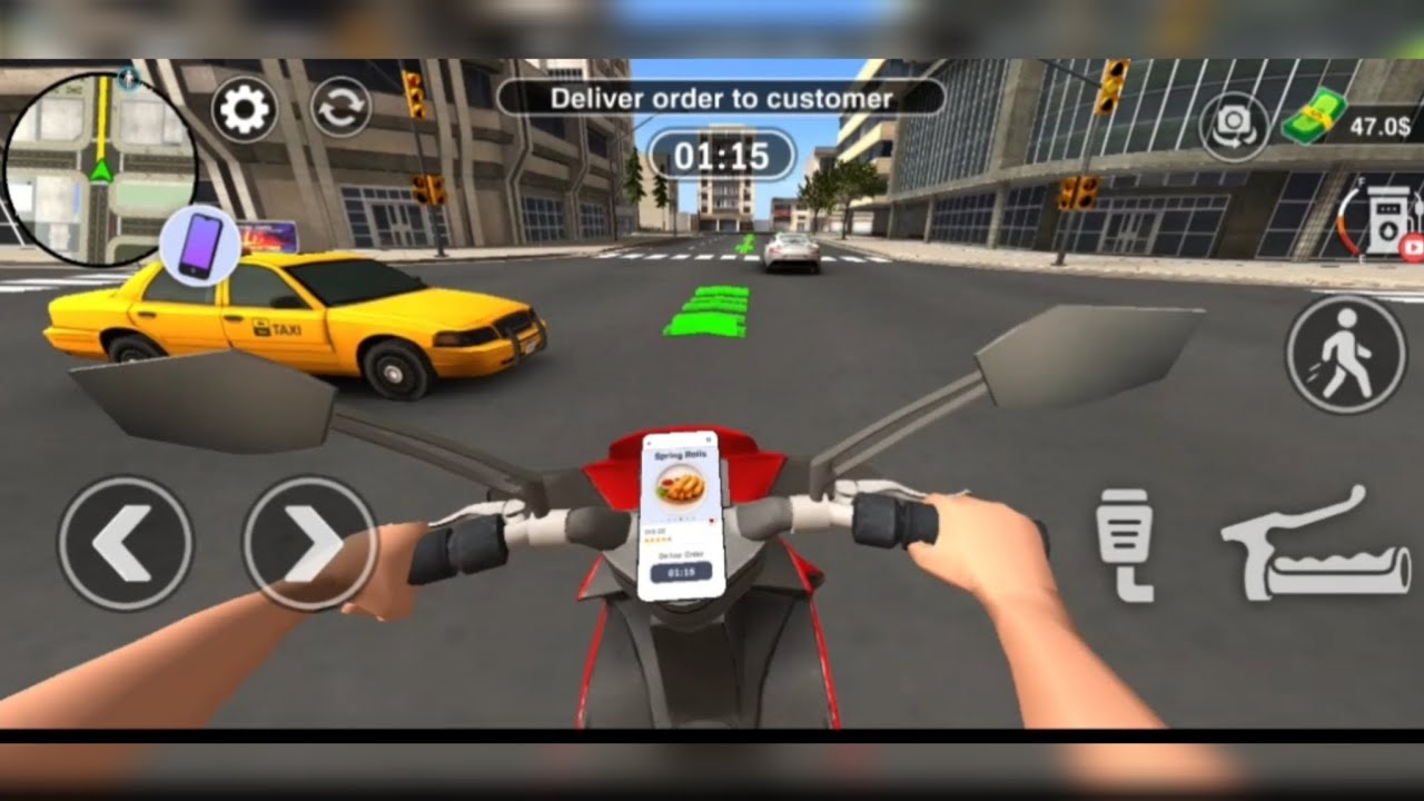 Urban food delivery simulation gameplay walkthrough part 2🥇