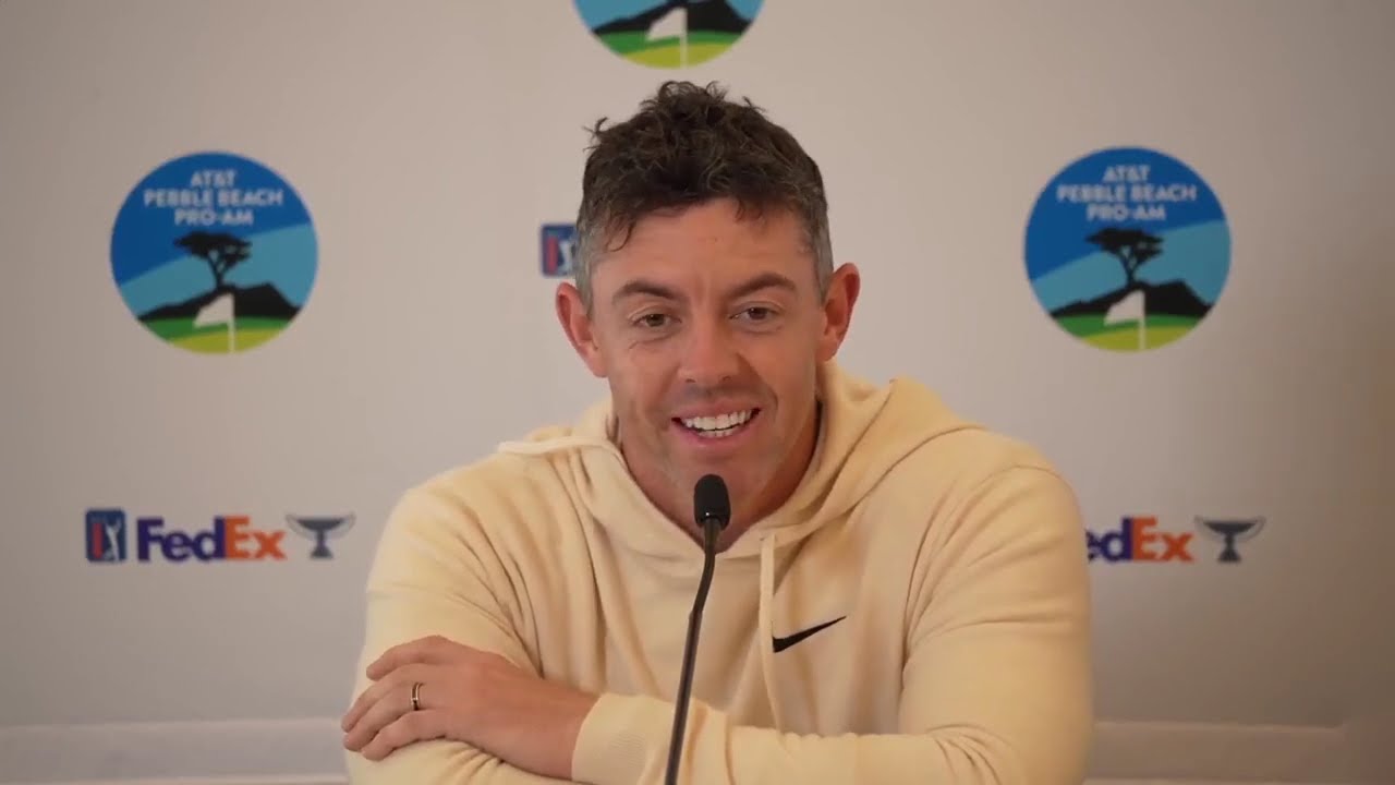 Rory McIlroy Discusses 2025 AT&T Pebble Beach Pro Am, Start of 2025 on PGA Tour