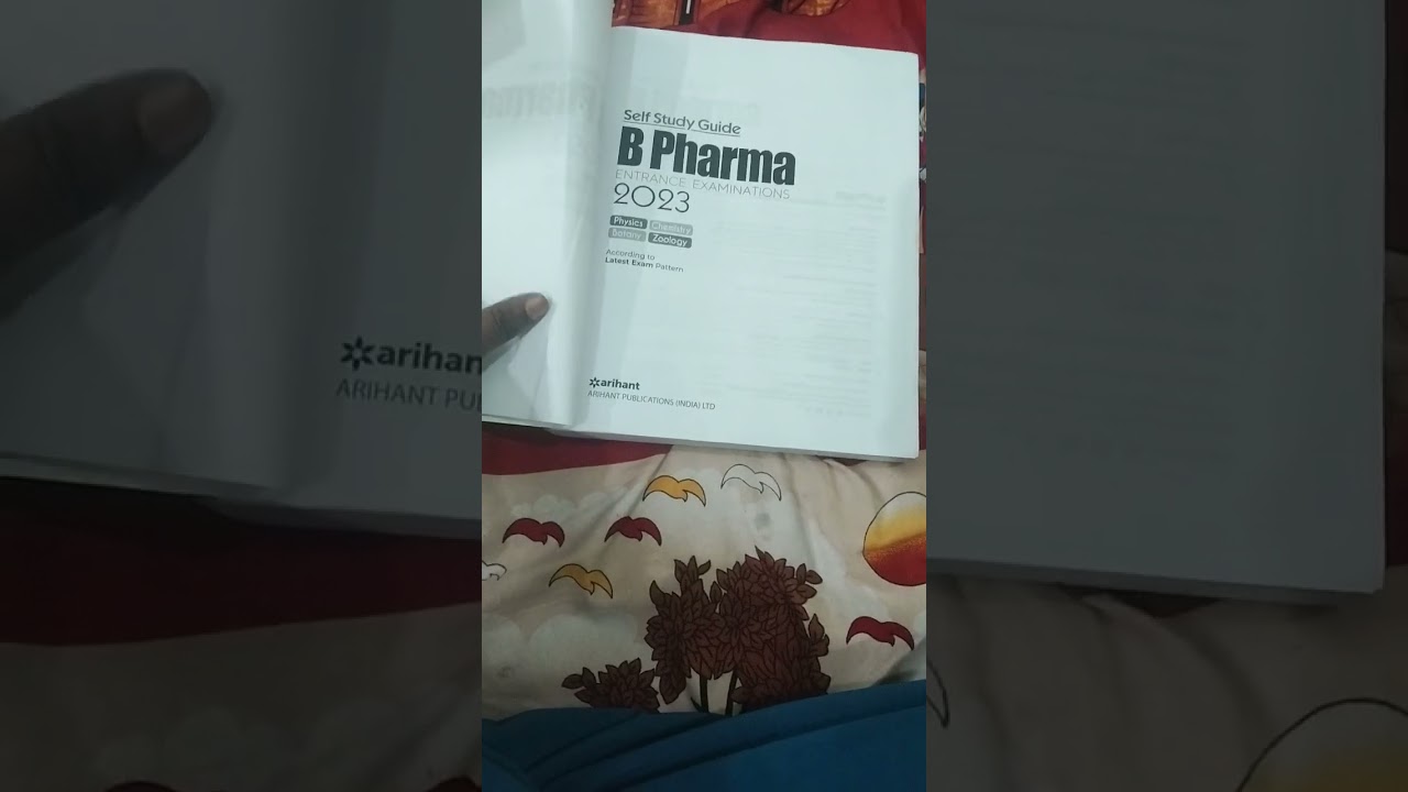 B Pharma entrance exam book arihant 2023,💪💪💪💪💪