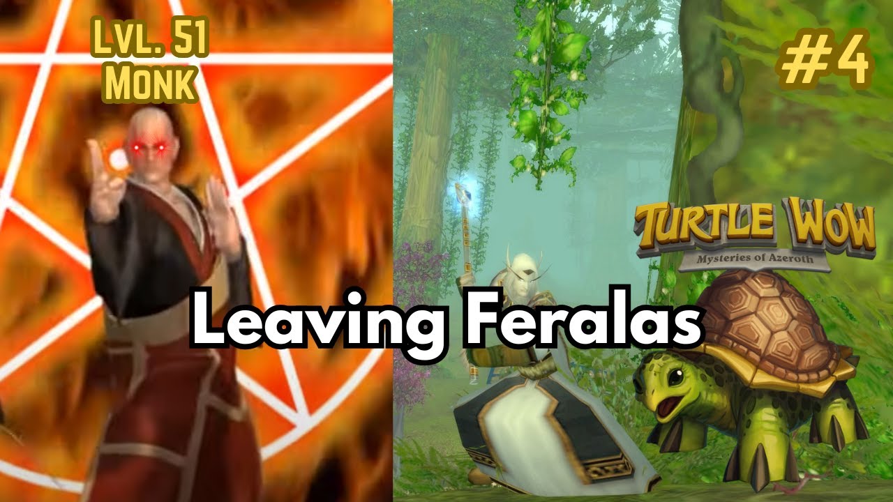 Turtle WoW : HC Leveling The Monk : Slow & Steady | Exhaustion | Full Cloth+Staff Warrior #4