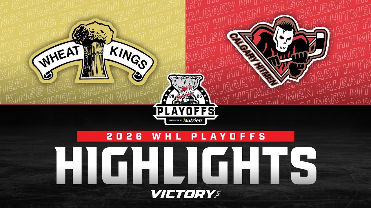 Brandon Wheat Kings at Calgary Hitmen - Game 1 | 2026 WHL Playoff Highlights