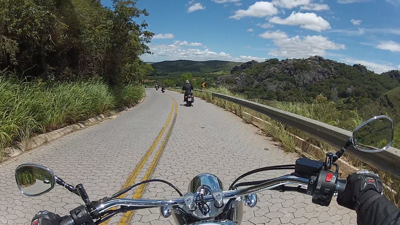 Estradas de Minas- Moto Midnight Star Custom - Serra do Cipó - Juquinha