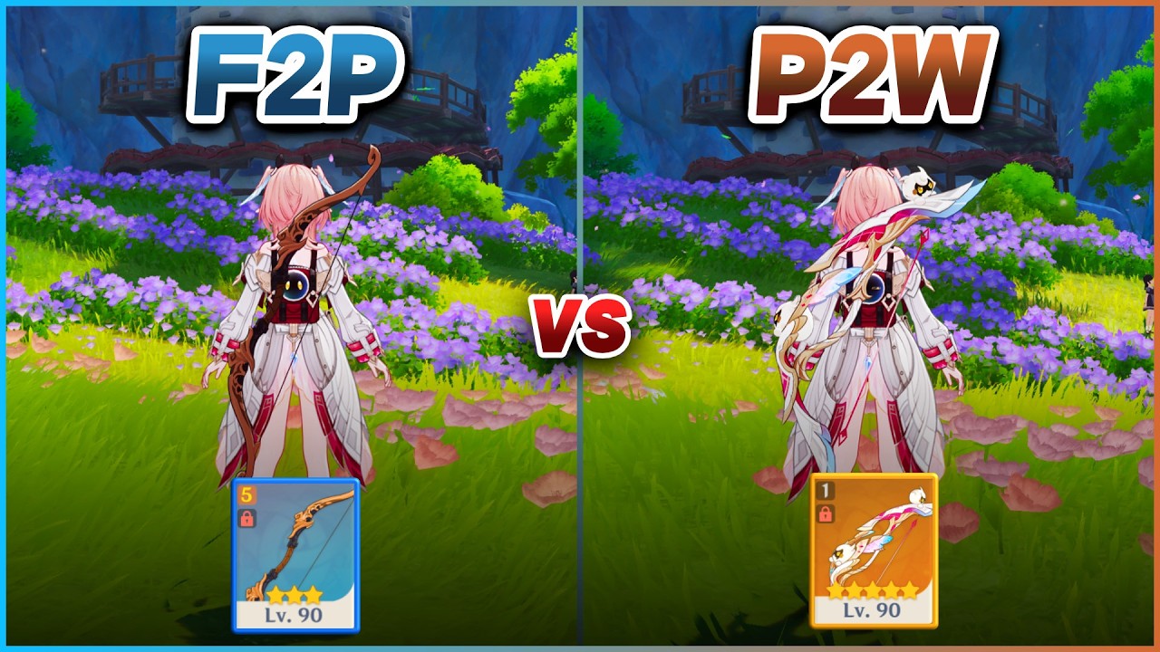 Linnea Signature vs F2P Weapon (Slingshot) &ndash; Is It Worth It? | Genshin Impact
