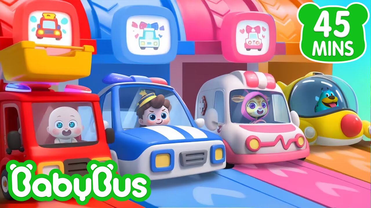 Os Carrinhos de Cores Novas | Sim! Neo | Músicas Infantis & Canções Infantis 🐼 por BabyBus