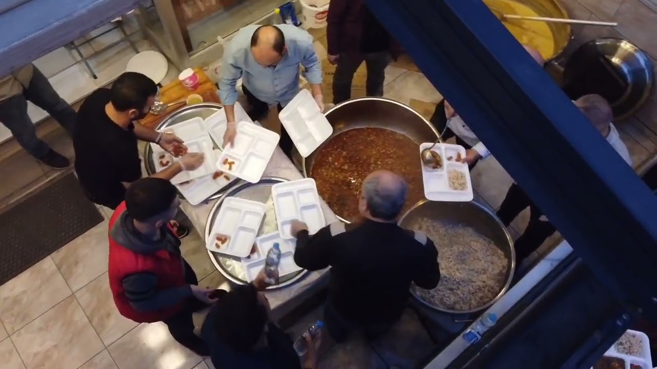 Kırşehir Akçakent Kilimli köyü iftar yemeği#kırşehir #drone #dji