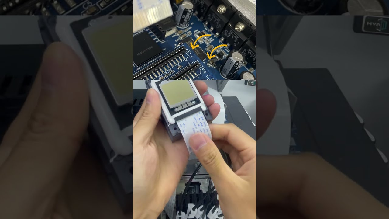 How to replace the Epson XP600 print head, for hoson boards#uvdtfprinter #uvdtf #uvflatbedprinter