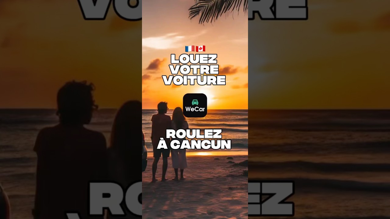 Avec WeCar 🚗🏝️ Louer une voiture à Cancún - Riviera Maya est facile et sécurisé.