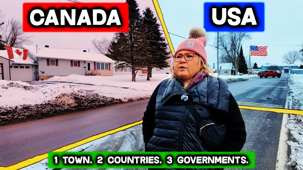 The Native American Reservation Split By The US-Canada Border