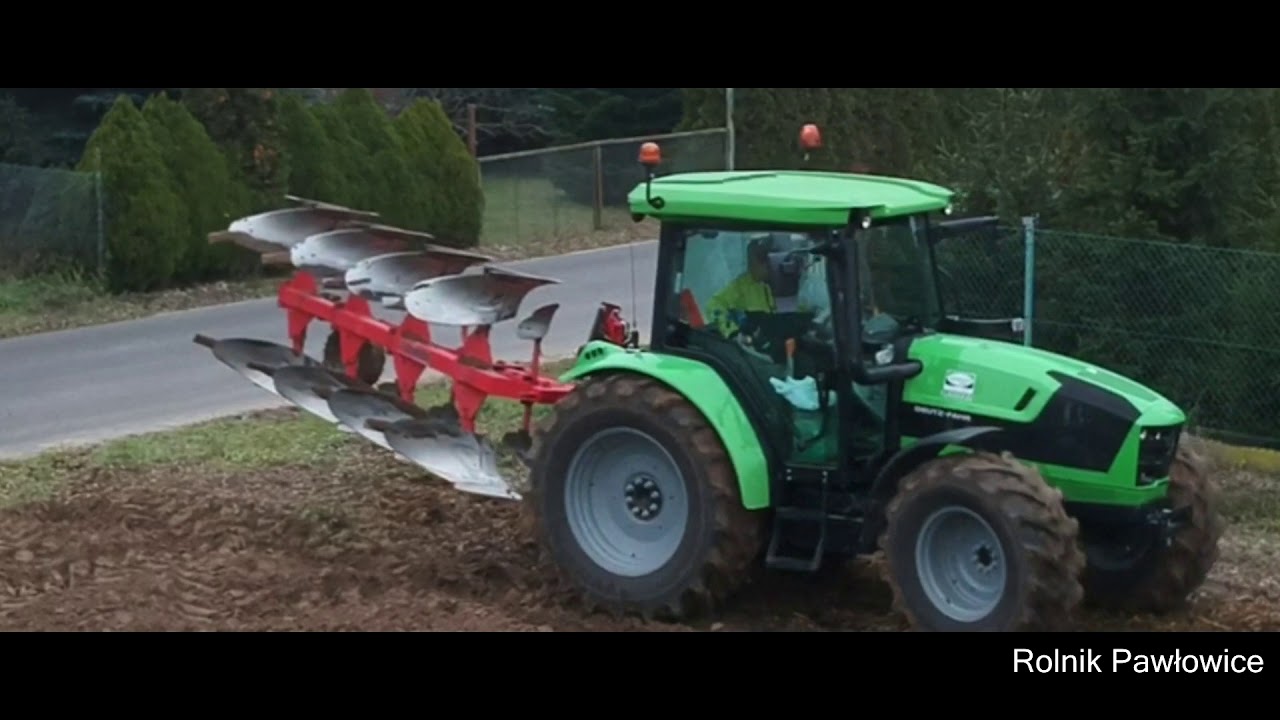 orka zimowa deutz fahr 5110 GGS i Lemken Opal 120