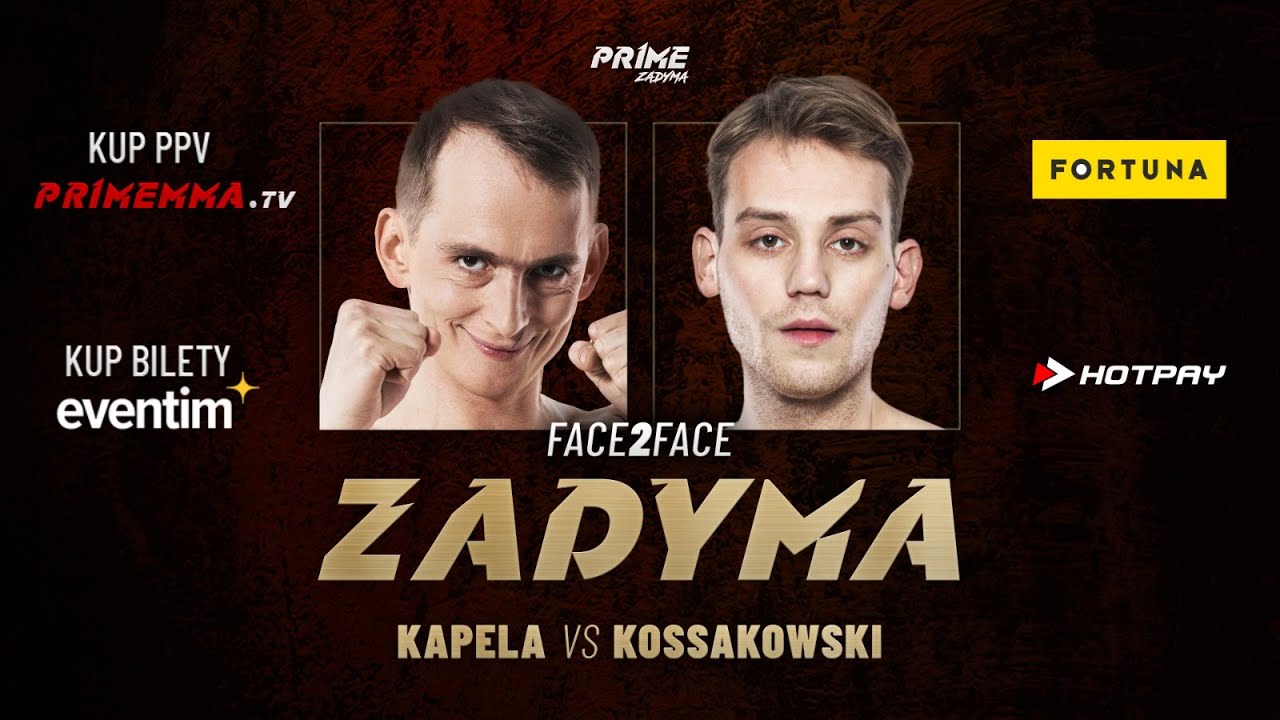 PRIME MMA ZADYMA: Jaś Kapela vs Ziemowit Kossakowski (FACE 2 FACE)