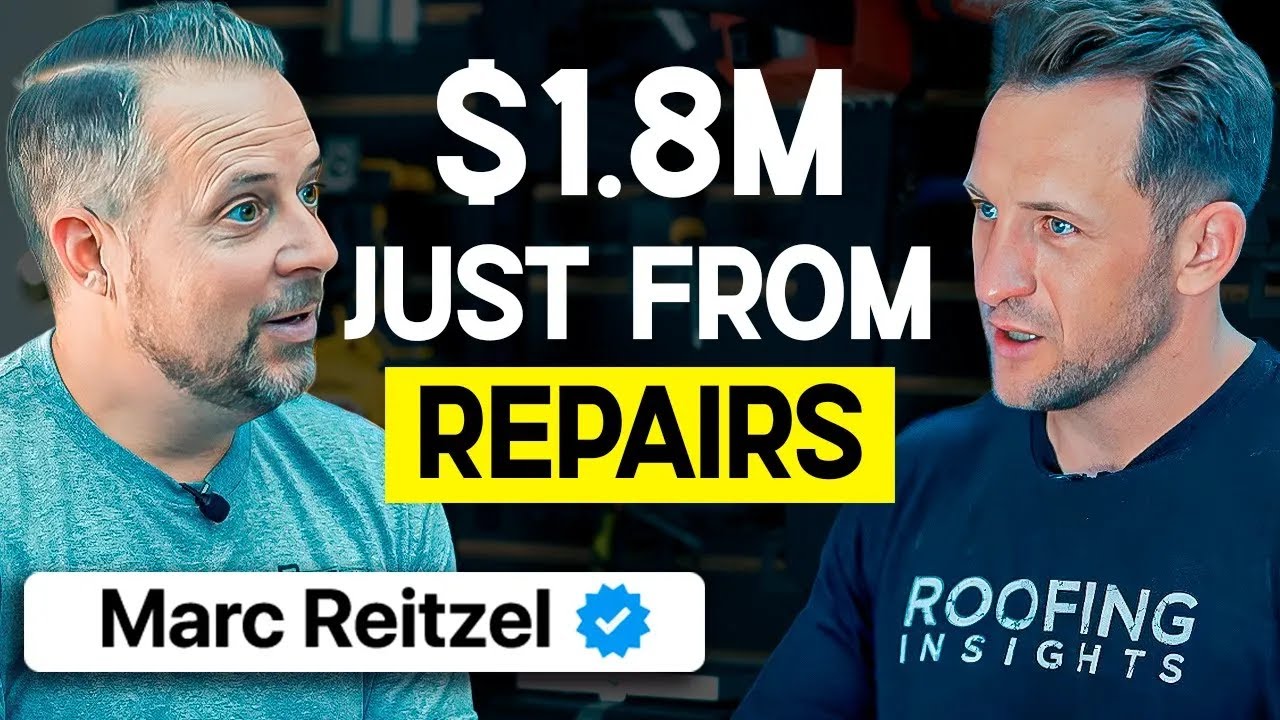 Why 70% of US Roofers Don’t Offer Repairs — But He Does $1.8M/Year