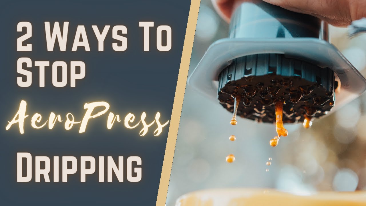 2 Ways To Stop An AeroPress Dripping (Inverted + Plunger Trick Brewing Tutorial)