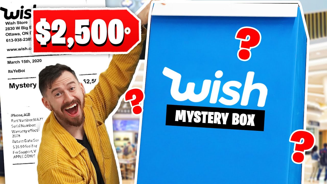 I Gave A Wish Employee $2,500 To Make Me A Mystery Box!! *Wish Unboxing*