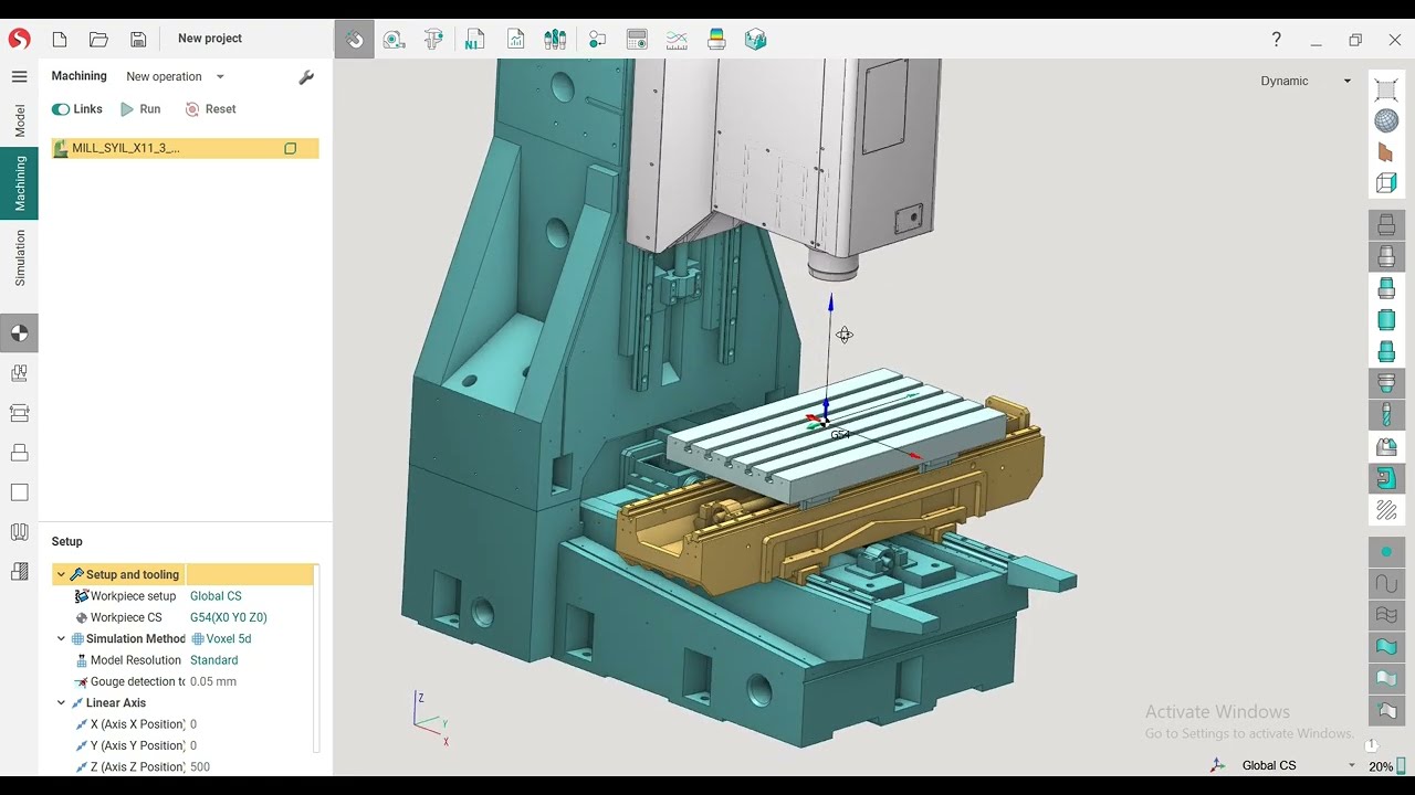SprutCAM Tutorial #34 | How to building Machine Schema CNC