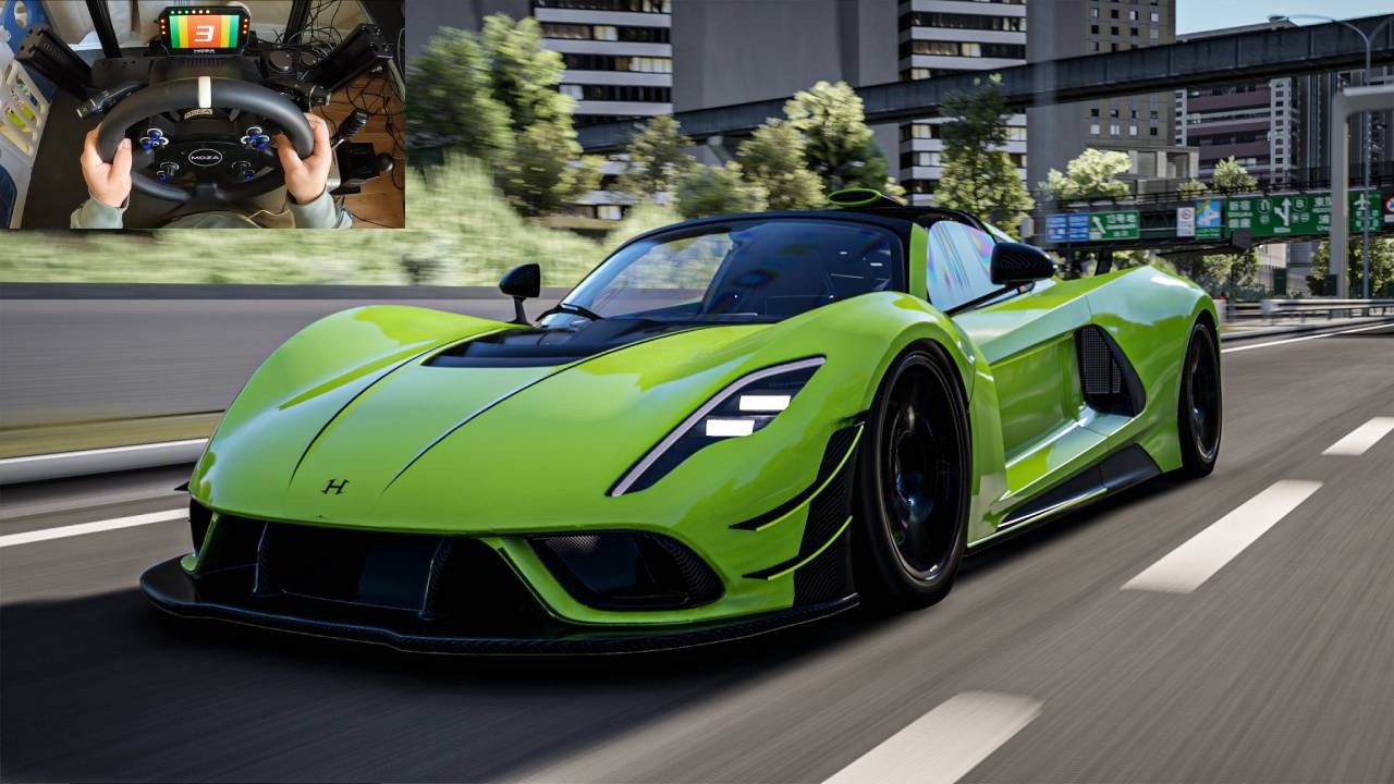 Big Turbo 1,900HP Hennessey Venom F5 - Assetto Corsa Gameplay