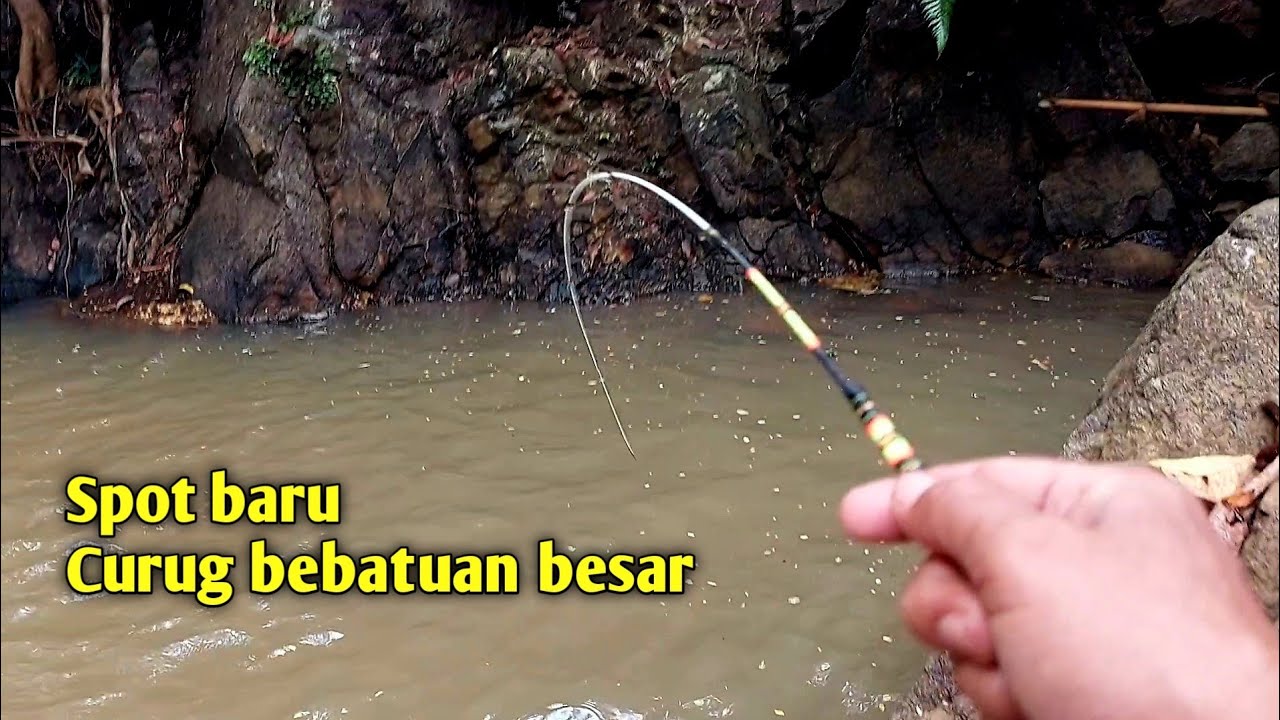 Mancing Ikan Wader di Sungai Kecil Sambaran Ganas-ganas