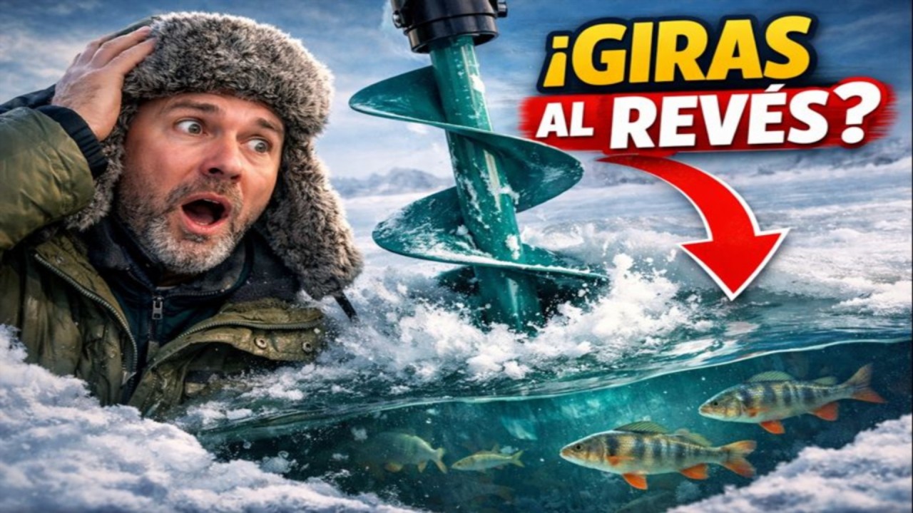 Tu barrena de hielo ESPANTA al 90% de los peces. Y la culpa NO es del ruido.