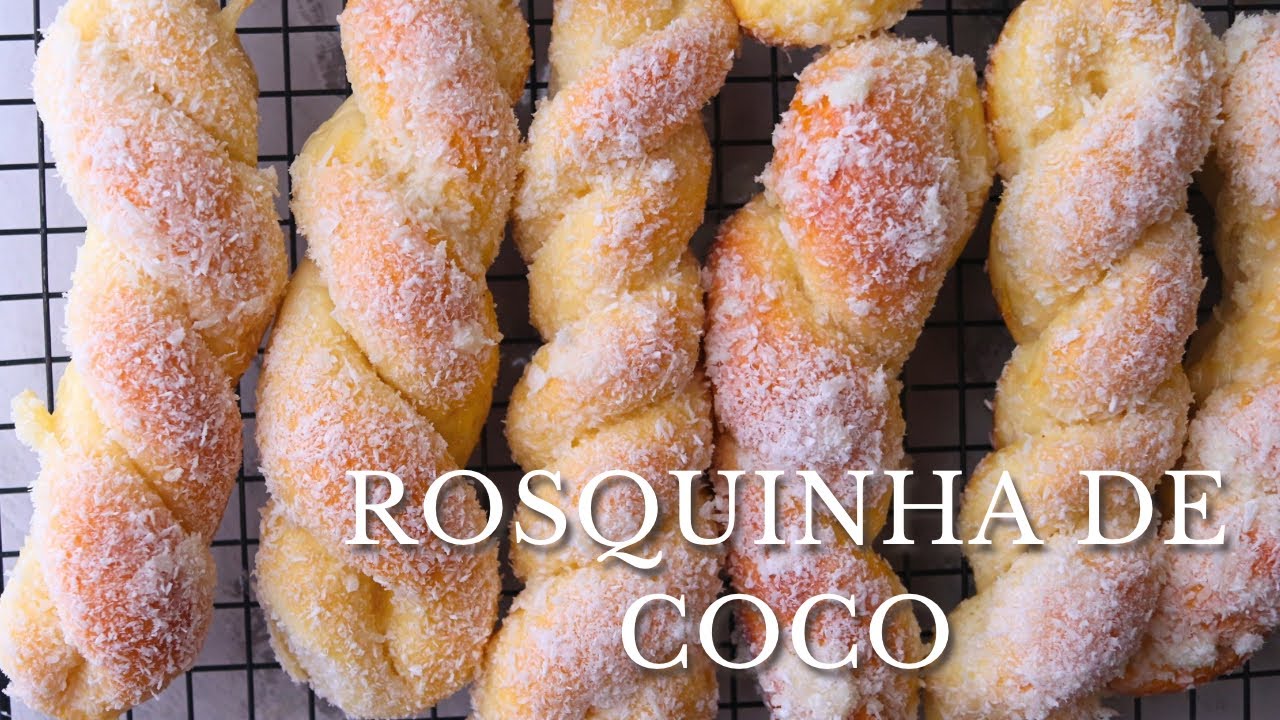 ROSQUINHA DE COCO SIMPLES E DELICIOSA | COM LEITE CONDENSADO E COCO RALADO SUPER MACIA