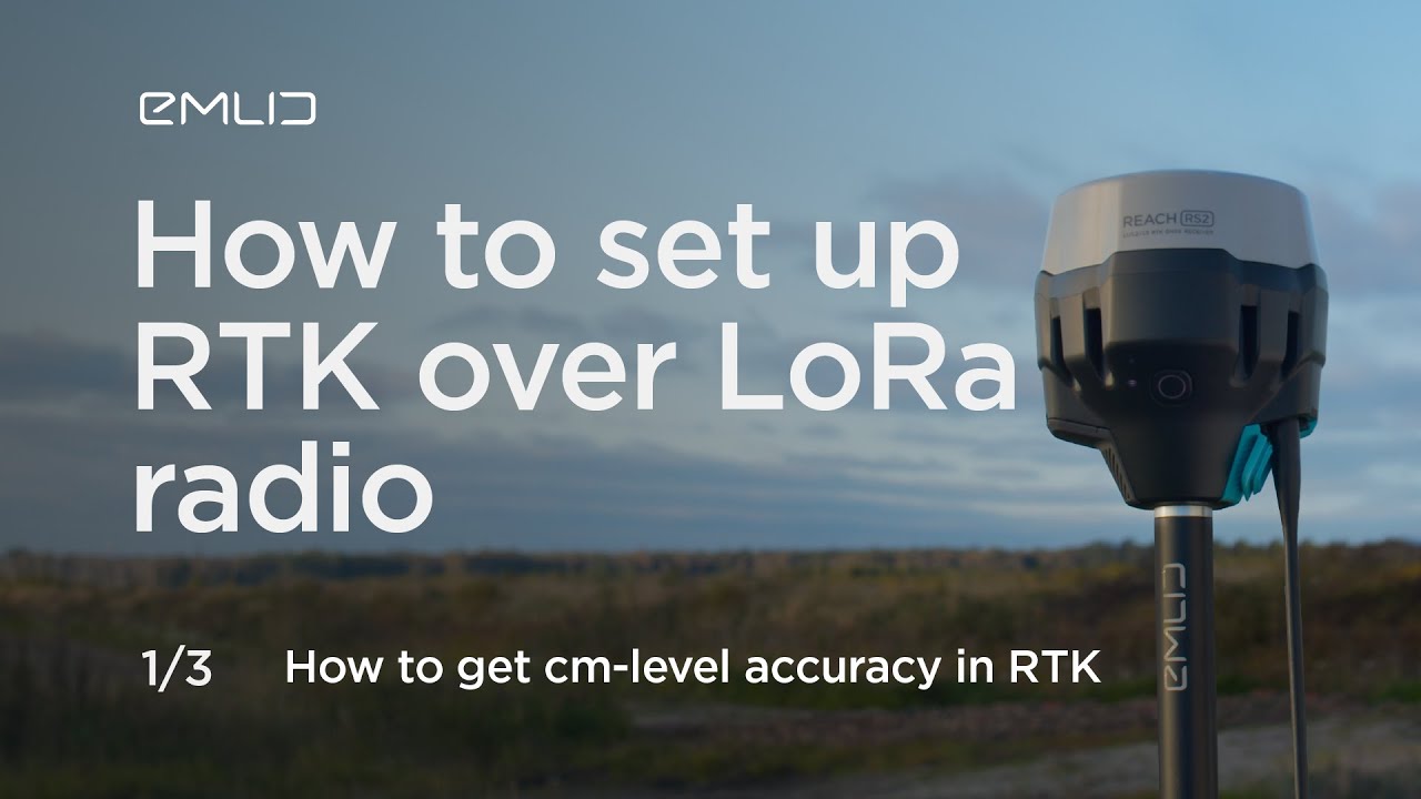 Как настроить RTK по радиоканалу LoRa. Эпизод 1 из 3