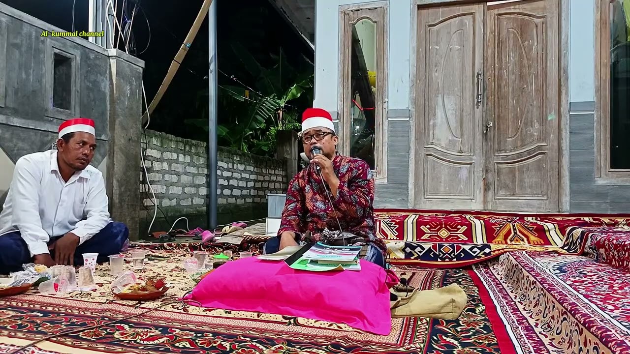 KeduaKhidmah Ilmiah Aba Musthofa Manaqib Syaikh Abdul Qadir Jailani QS di kediaman Bapak didik